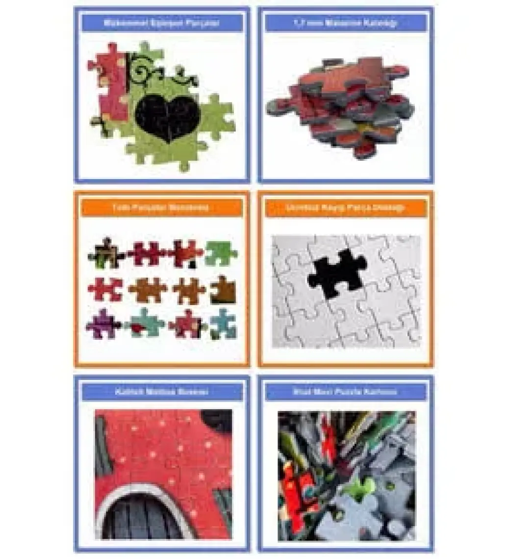 Nova Puzzle 1000 Parça Mavi Bakışlar Puzzle