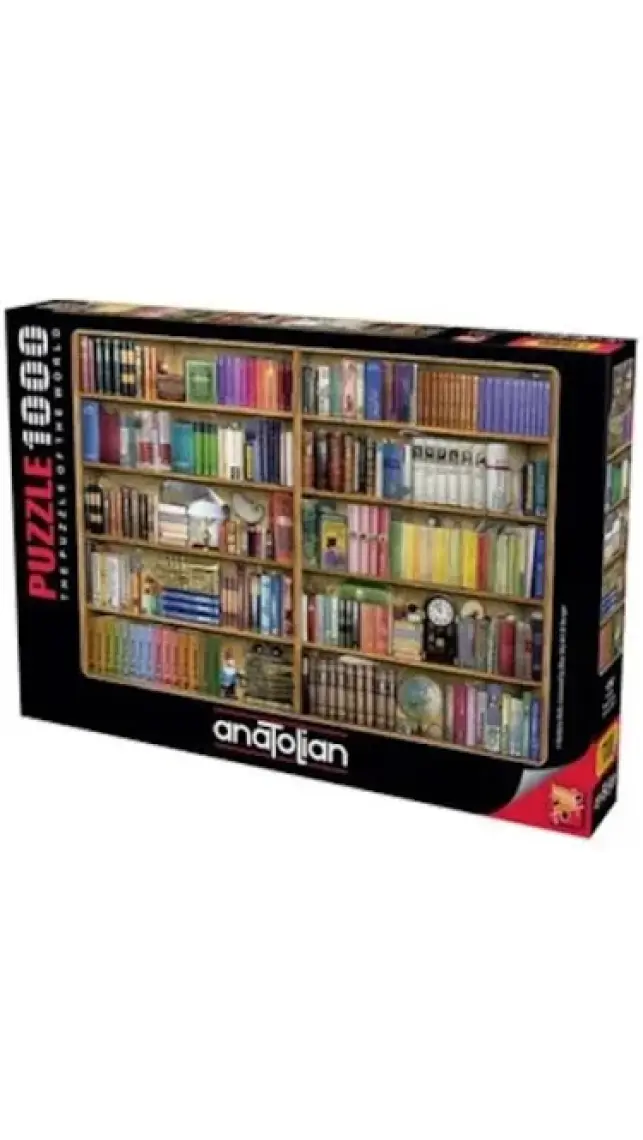 Puzz Keskin Color 1000 Parça Panorama Kitaplık Puzzle
