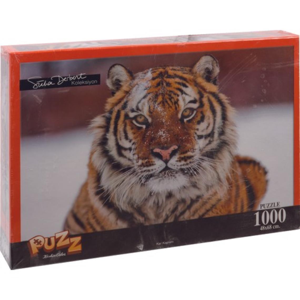 Puzz K.Color 68*48 1000 li Yapboz Kar Kaplanı (Süha Derbent)