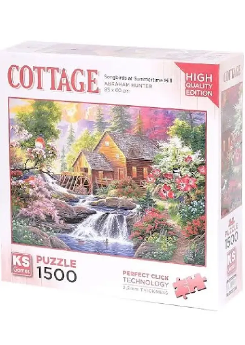 KS Games Songbirds At Summertime Mill 1500 Parça Puzzle