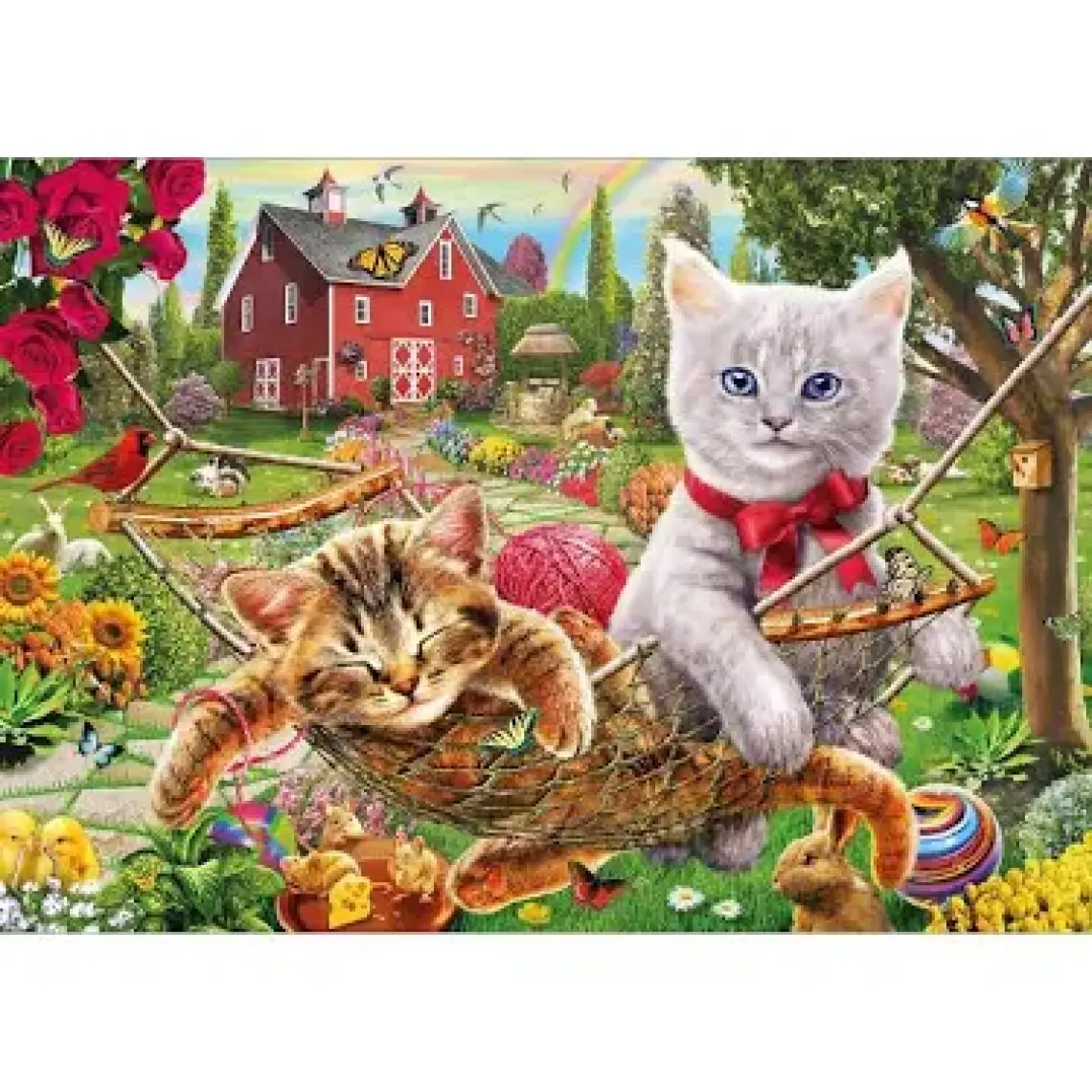 KS Games Cats On The Farm 500 Parça Puzzle