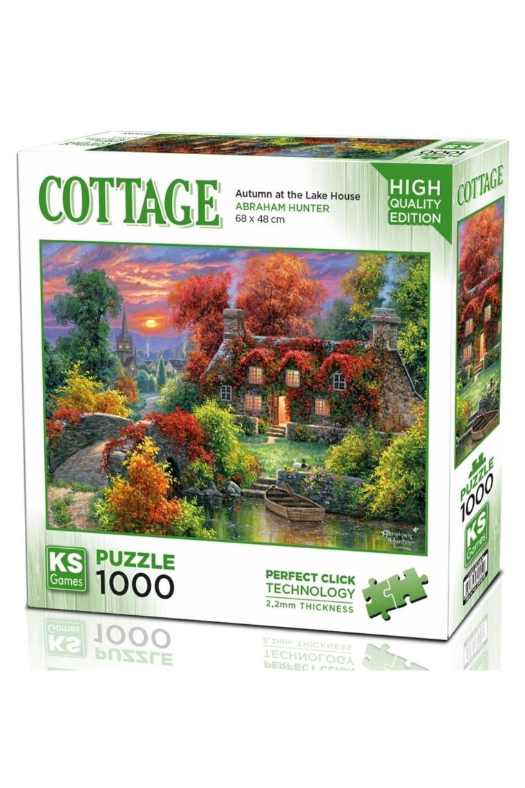 KS Games Autumn At The Lake House 1000 Parça Puzzle