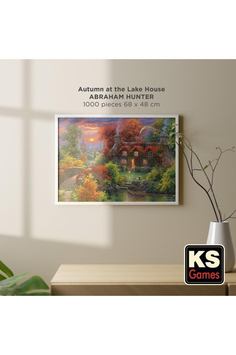 KS Games Autumn At The Lake House 1000 Parça Puzzle