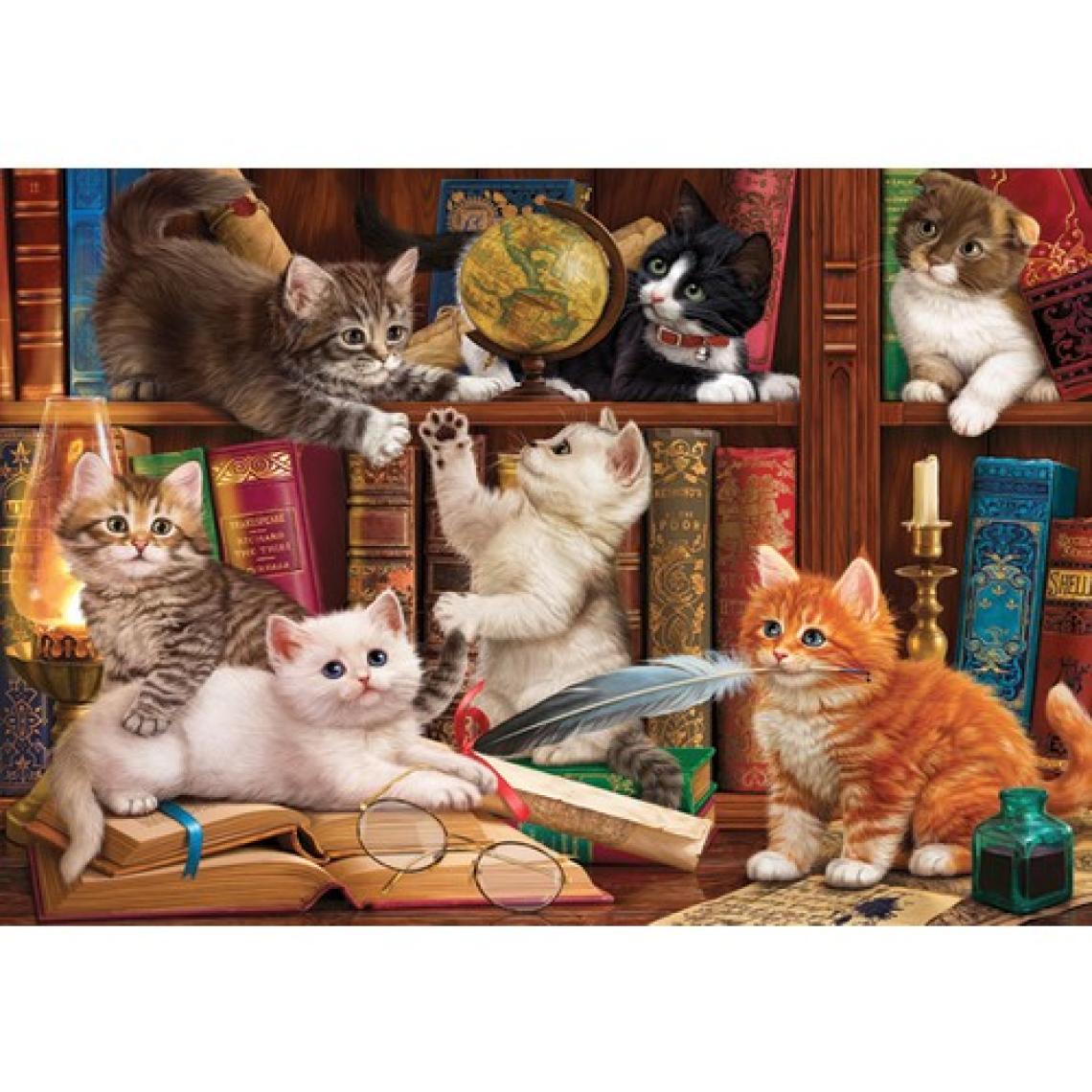 Anatolian 500 Parçalık Puzzle / Kediler ve Kitaplar - Kod 3618