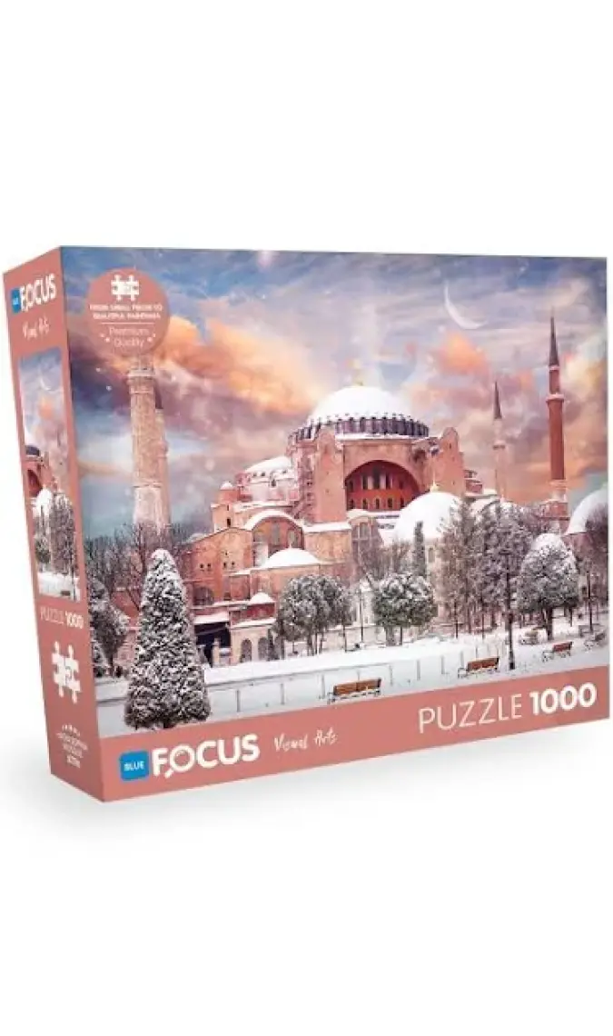 Blue Focus 1000 Parça Puzzle - Ayasofya