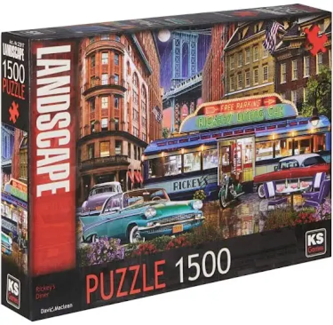 Ks Games 1500 Parça Puzzle Rickey's Diner