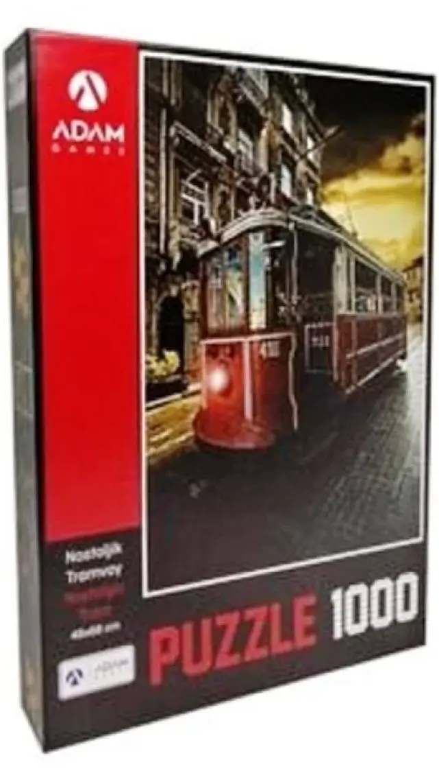Adam Games Nostaljik Tramvay 1000 Parça Puzzle
