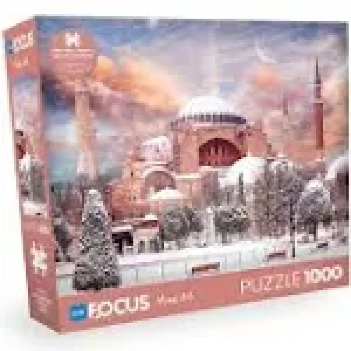 Blue Focus 1000 Parça Puzzle - Ayasofya