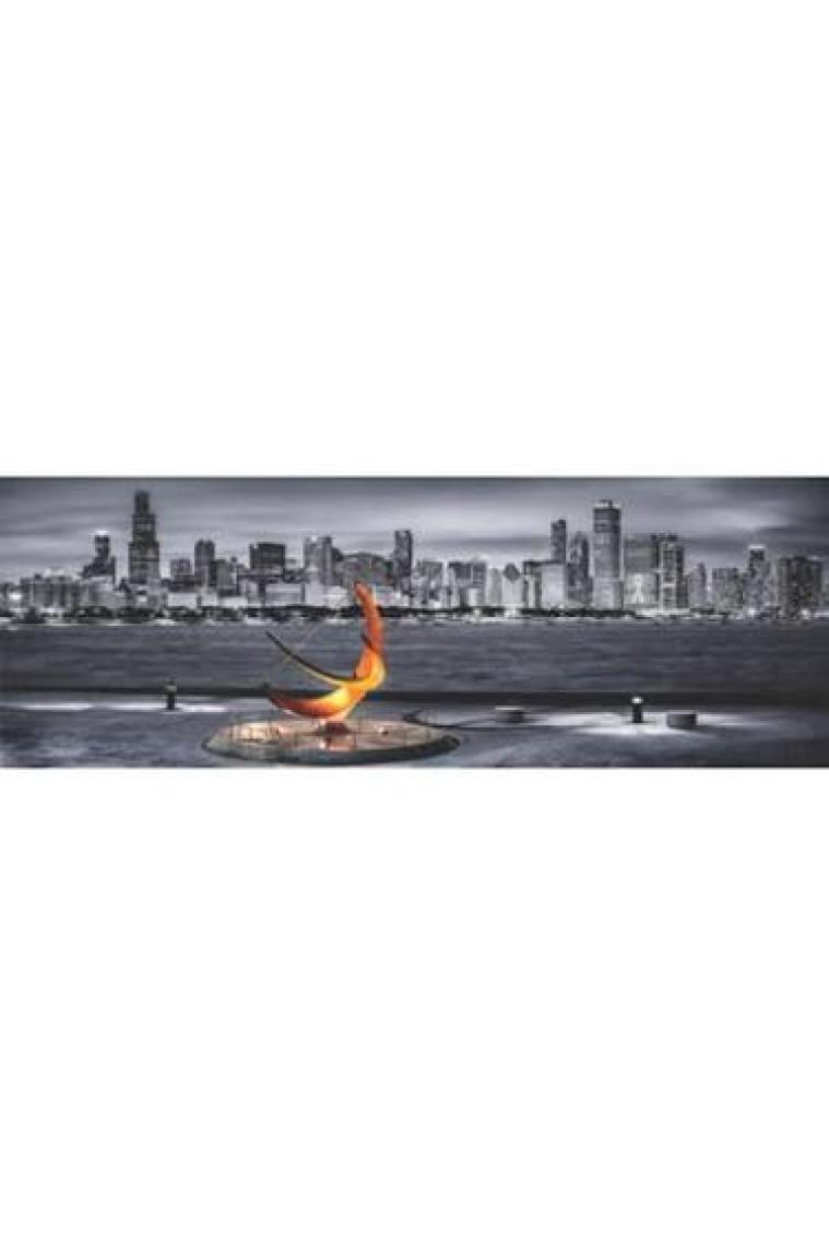 Puzz (34x96 cm) 1000'li Panoramik Yapboz Chicago