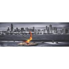 Puzz (34x96 cm) 1000'li Panoramik Yapboz Chicago