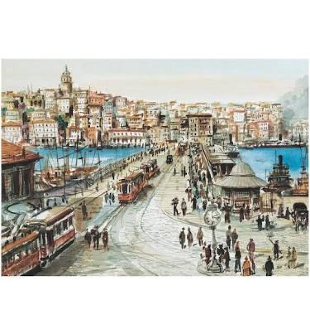 Puzz Puzzle Galata Köprüsü (1000 Parça)