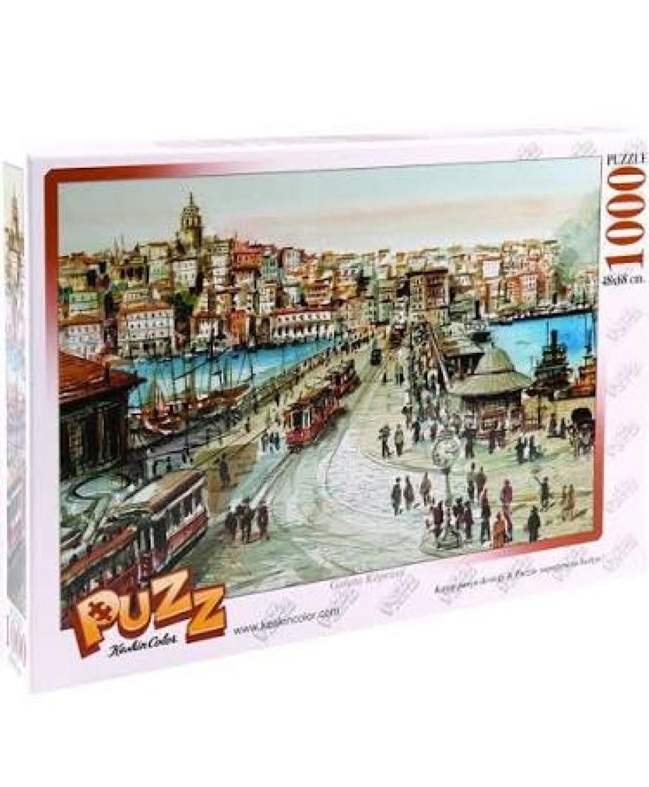 Puzz Puzzle Galata Köprüsü (1000 Parça)