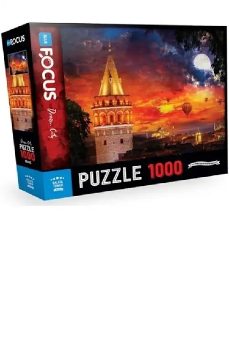 Blue Focus 1000 Parça Puzzle - Galata Kulesi