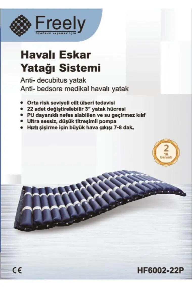 Freely HF6002 Boru Tipi Ventilasyonlu Havalı Yatak Sistemi
