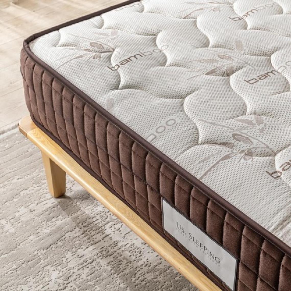 Us. Sleeping Full Ortopedik Super Bamboo Yaylı Yatak (21Cm) 90X190