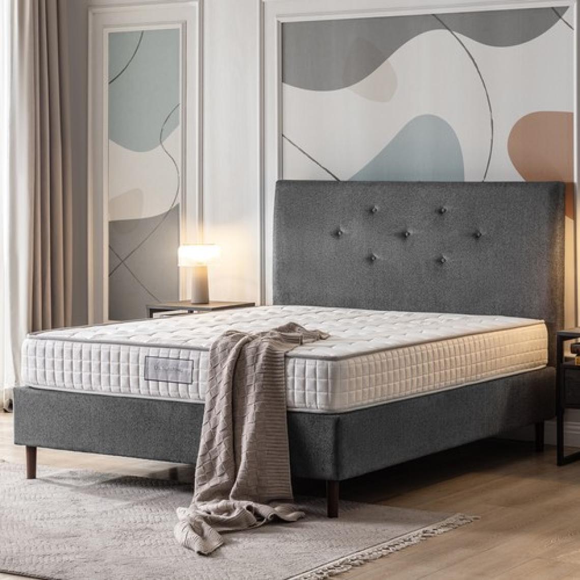Us. Sleeping Full Ortopedik Grey Yaylı Yatak (21Cm) 150X200