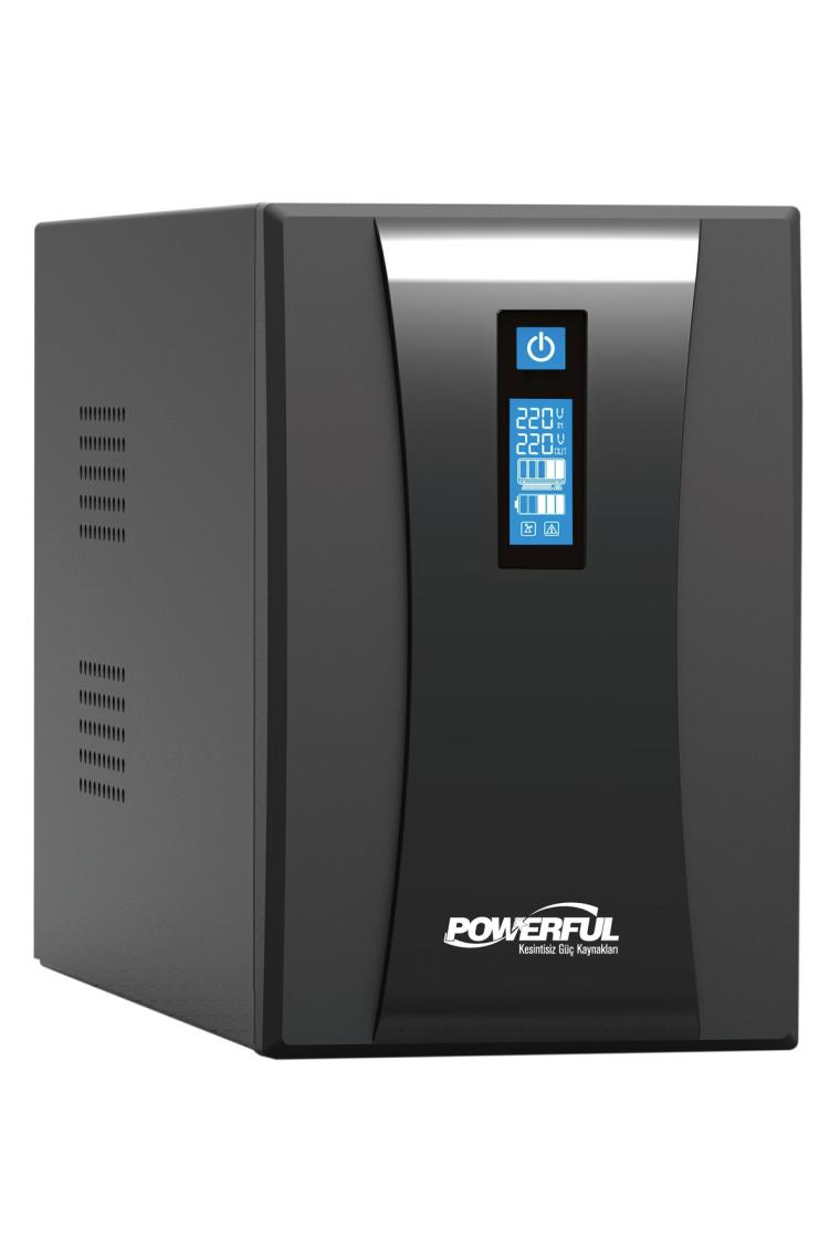Powerful SLD-2000 2.000 VA Line Interactive Kesintisiz Güç Kaynağı