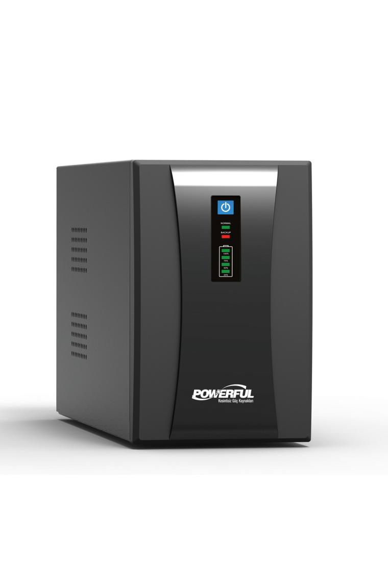 Powerful SLE-2000 2000 VA Line Interactive Kesintisiz Güç Kaynağı