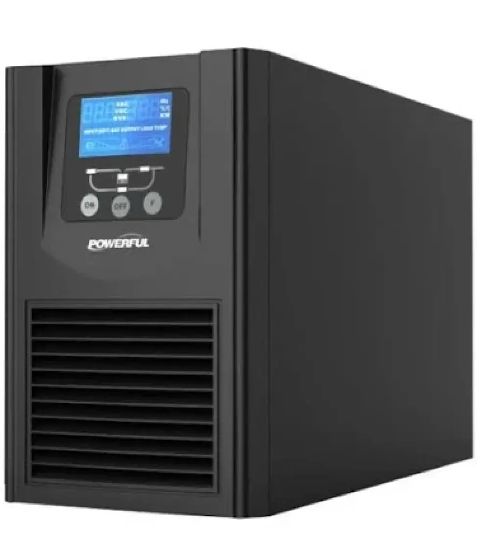Powerful PSP-1101 1000 VA / 1000W / 1KVA / 1 Kva / 1 kW Online Ups Kesintisiz Güç Kaynağı 2*12V 7 Ah Akülü