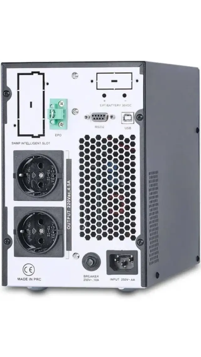 Powerful PSP-1101 1000 VA / 1000W / 1KVA / 1 Kva / 1 kW Online Ups Kesintisiz Güç Kaynağı 2*12V 7 Ah Akülü