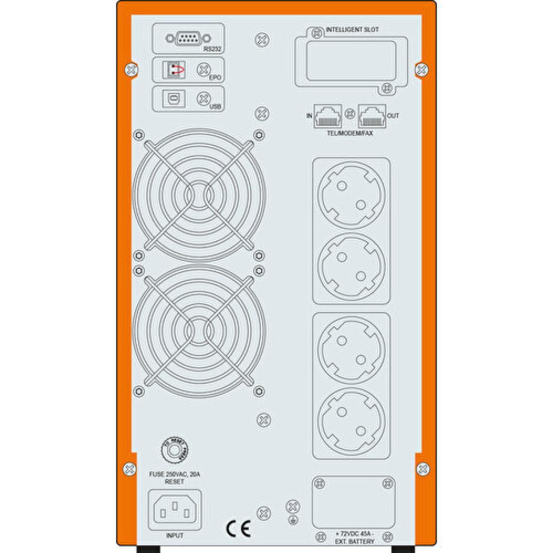Makelsan Powerpack Plus 3.000 VA Online Kesintisiz Güç Kaynağı