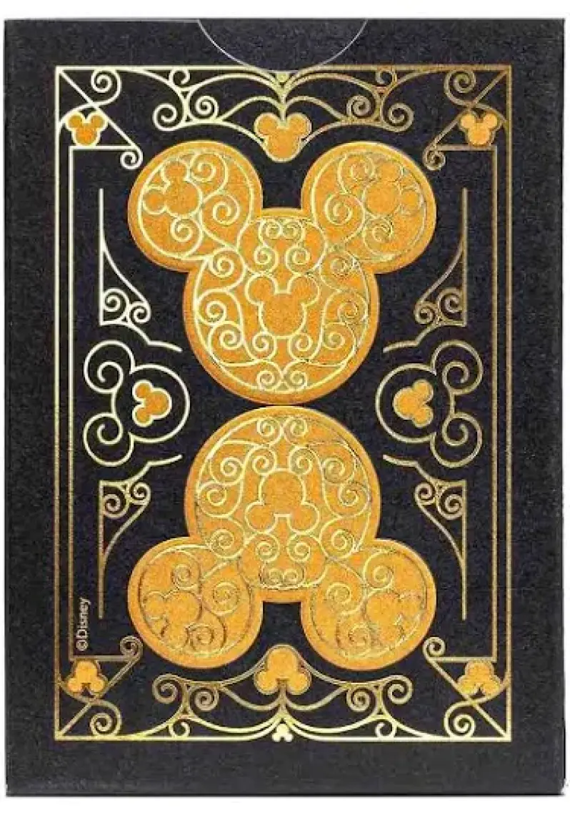 Bicycle Disney Mickey Mouse Black And Gold Premium Oyun Kağıdı Iskambil Destesi