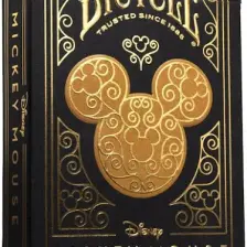 Bicycle Disney Mickey Mouse Black And Gold Premium Oyun Kağıdı Iskambil Destesi