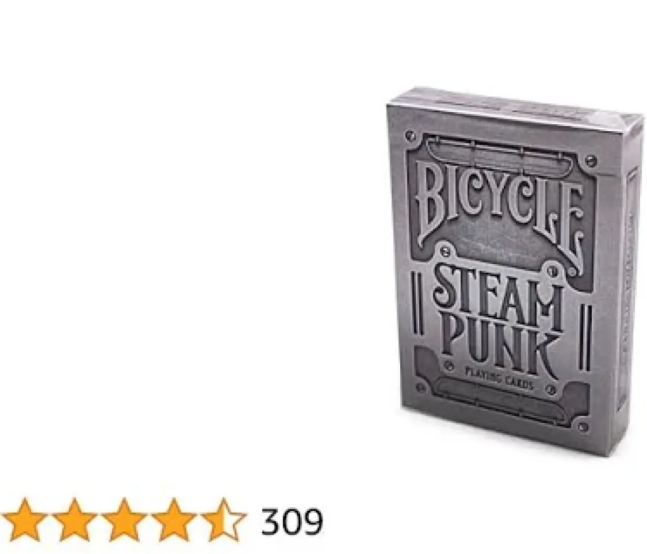 Bicycle Steampunk Silver Gümüş Poker İskambil Oyun Kartı Kağıdı Destesi Koleksiyonluk Cardistry Kartları