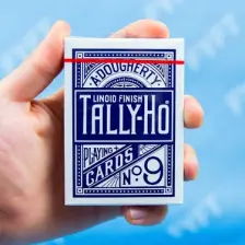 Tally-Ho Standart Oyun Kağıdı Destesi Tally Ho Standard Index Oyun Kartı 2'li Mavi ve Kırmızı