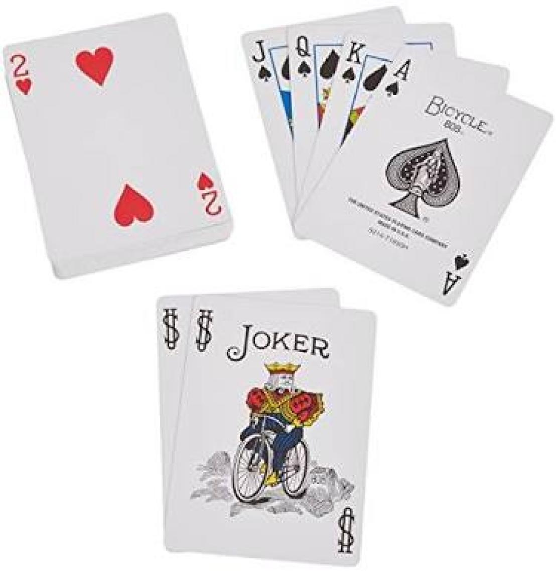 Bicycle Standart Index Poker İskambil Oyun Kartı Kağıdı Destesi 2'li Mavi Kırmızı