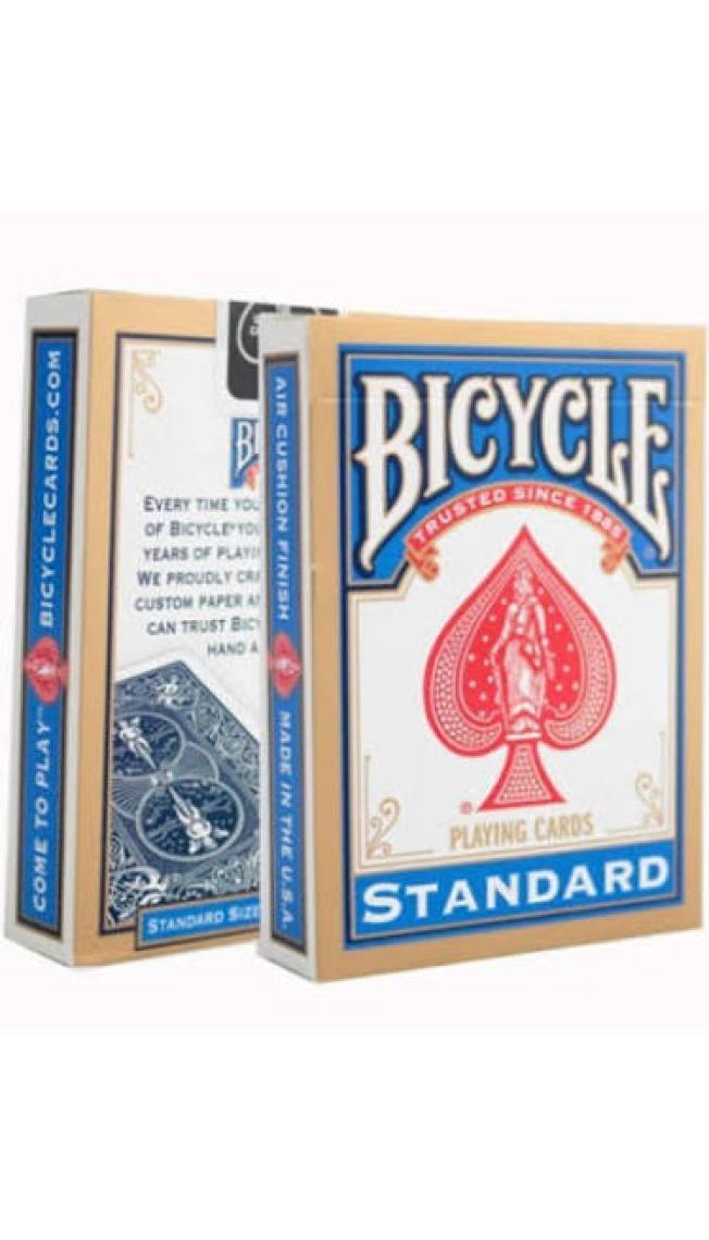 Bicycle Standart Index Poker İskambil Oyun Kartı Kağıdı Destesi 2'li Mavi Kırmızı