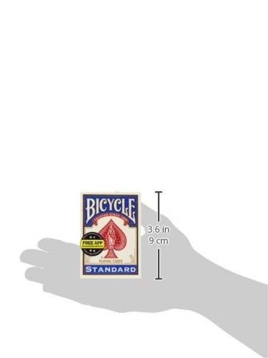 Bicycle Standart Index Poker İskambil Oyun Kartı Kağıdı Destesi 2'li Mavi Kırmızı