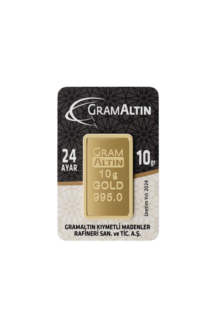 10 gram Altın (995) 24 Ayar Külçe Altın