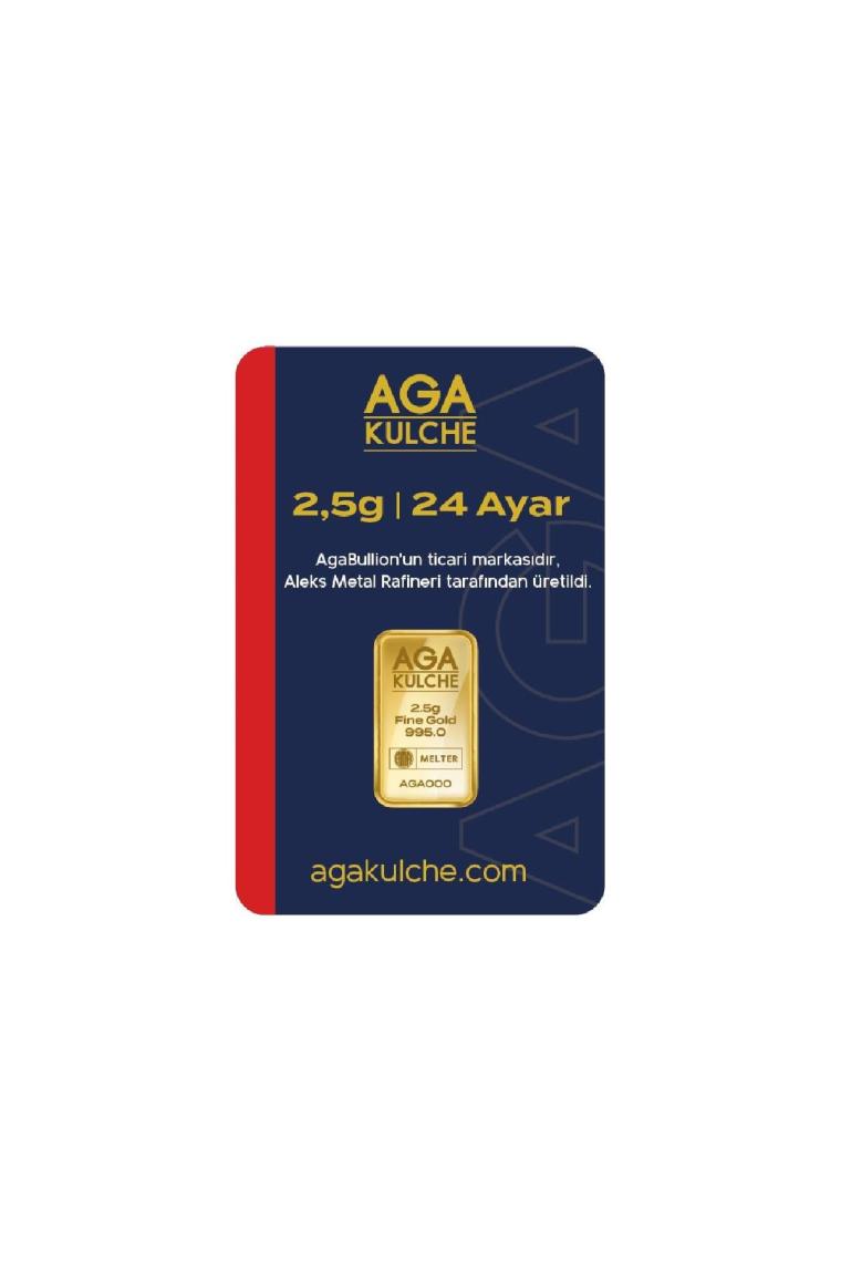 2.5 gram Altın 24 Ayar Külçe Altın