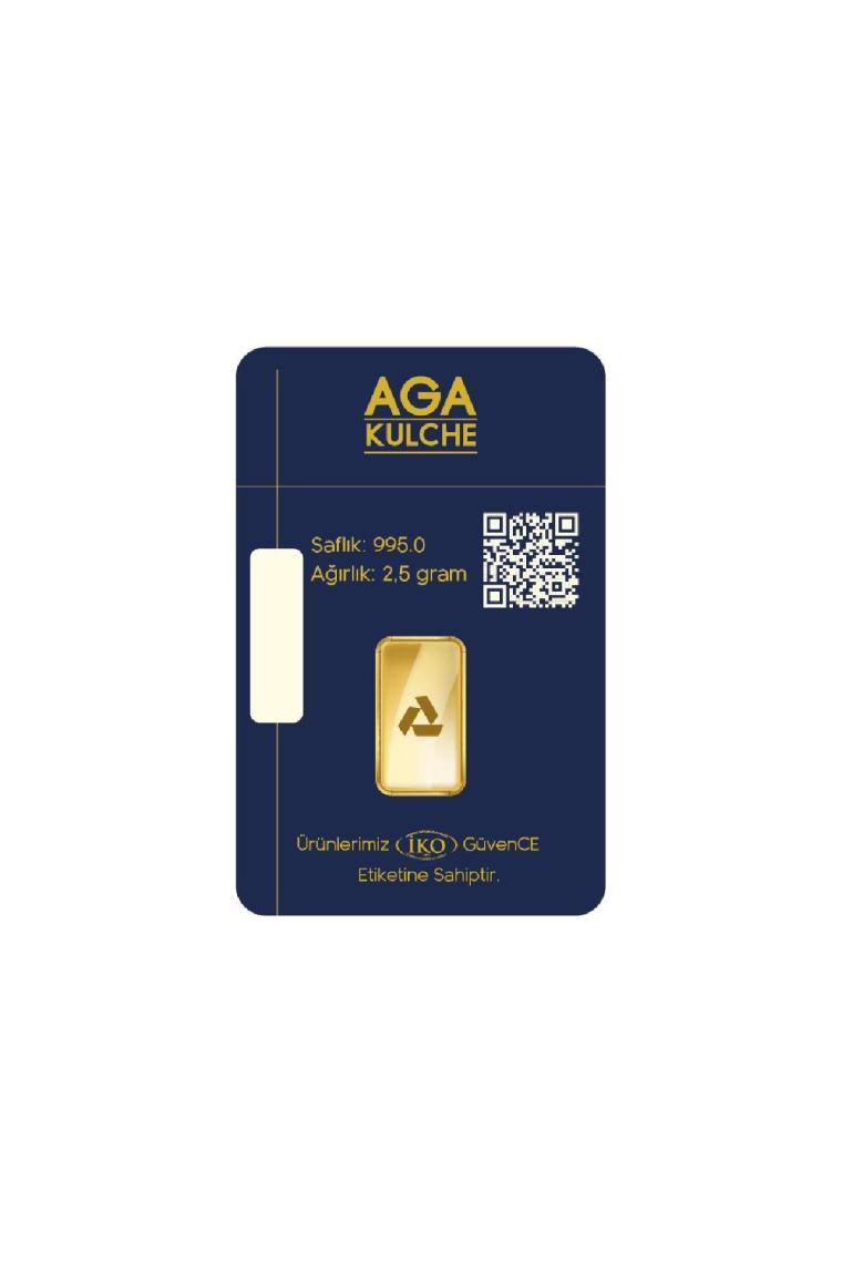 2.5 gram Altın 24 Ayar Külçe Altın
