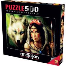 Anatolian 500 Parçalık Puzzle / Savaşçı Prenses - Kod 3600