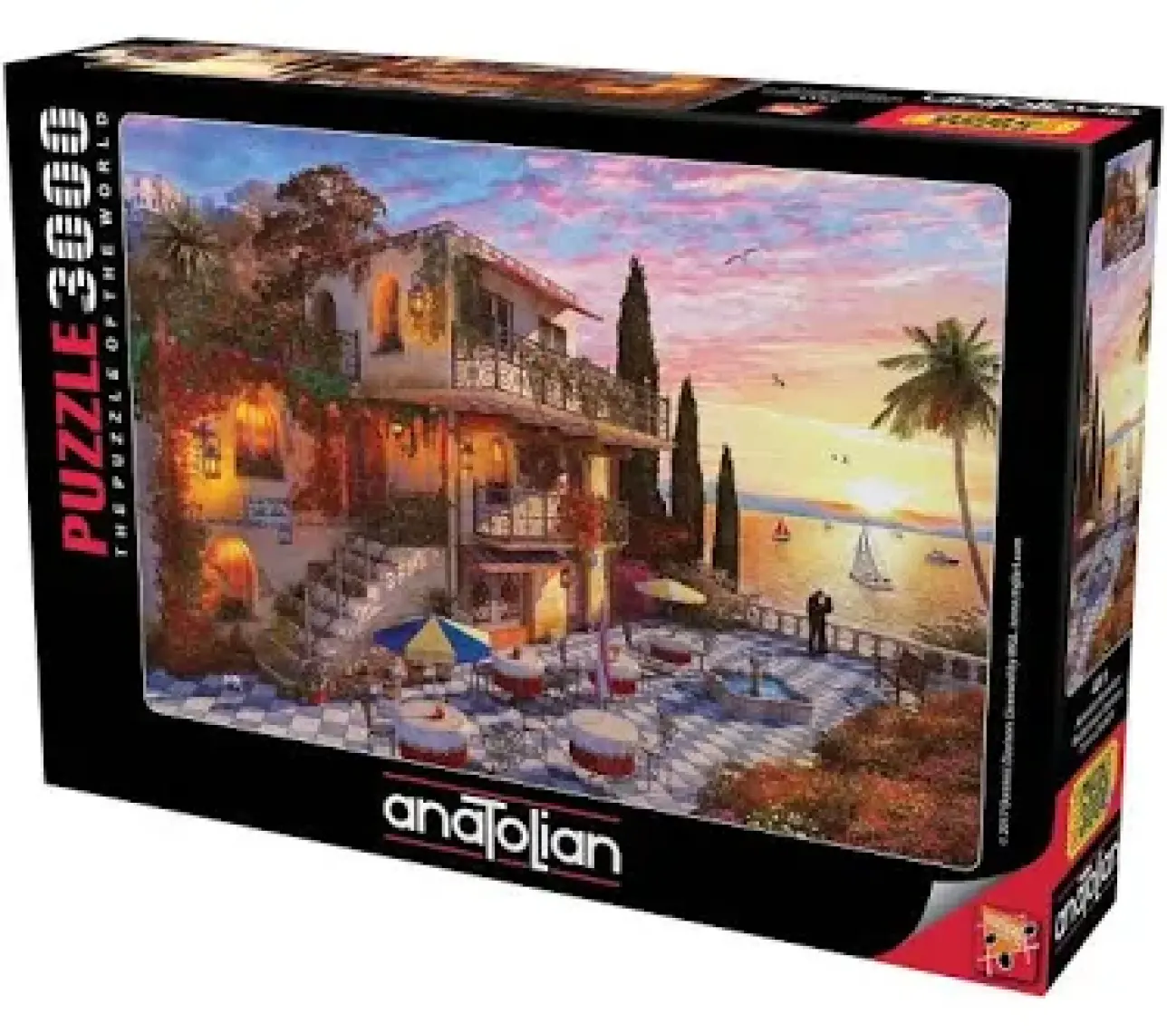 Anatolian 3000 Parçalık Puzzle - Akdenizde Romantizm 4911