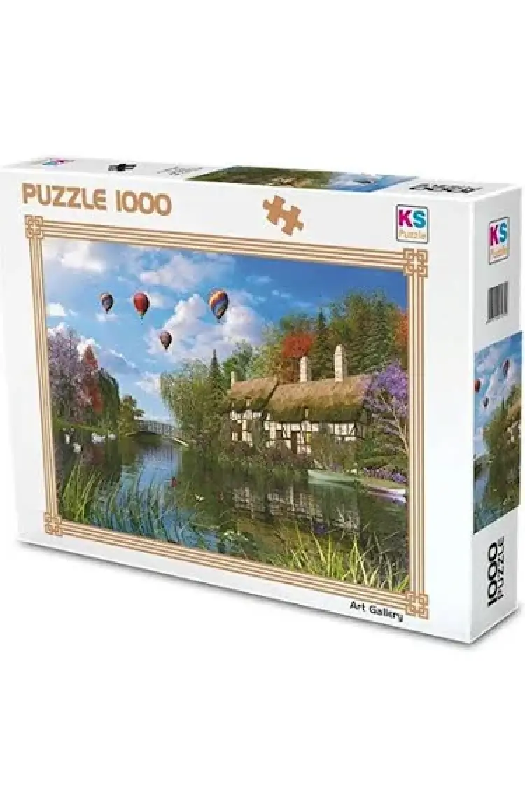 KS Games Puzzle 1000 -The  Old River Cottage