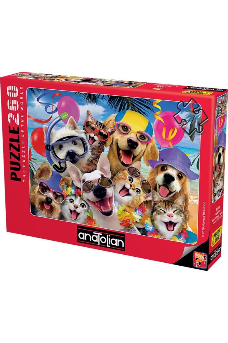 Anatolian Plaj Selfisi (BEACH PARTY SELFİE) 260 Parça Puzzle