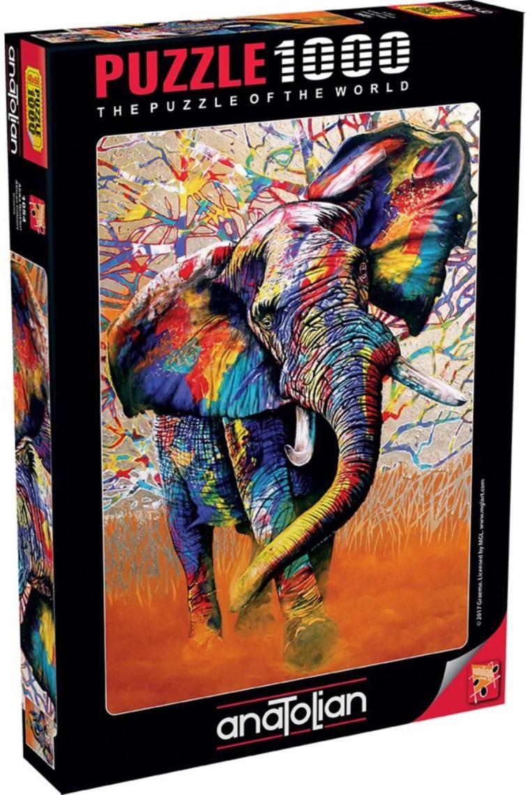 Anatolian Afrika Renkleri 1000 Parça Puzzle (AFRİCAN COLOURS)