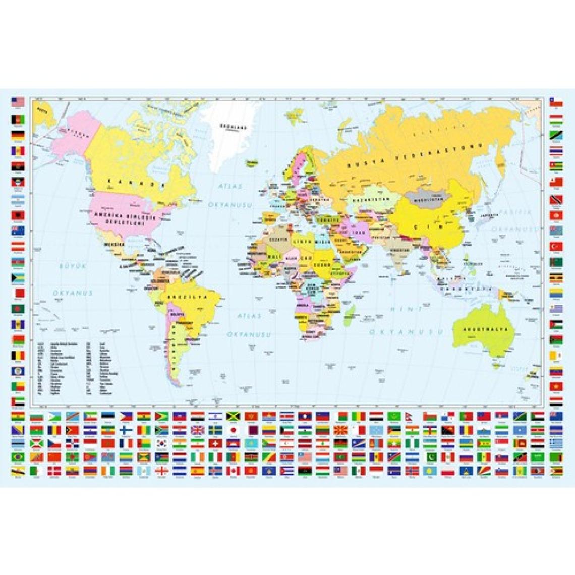 Anatolian 260 Parçalık Puzzle / Dünya Haritası - Kod 3319