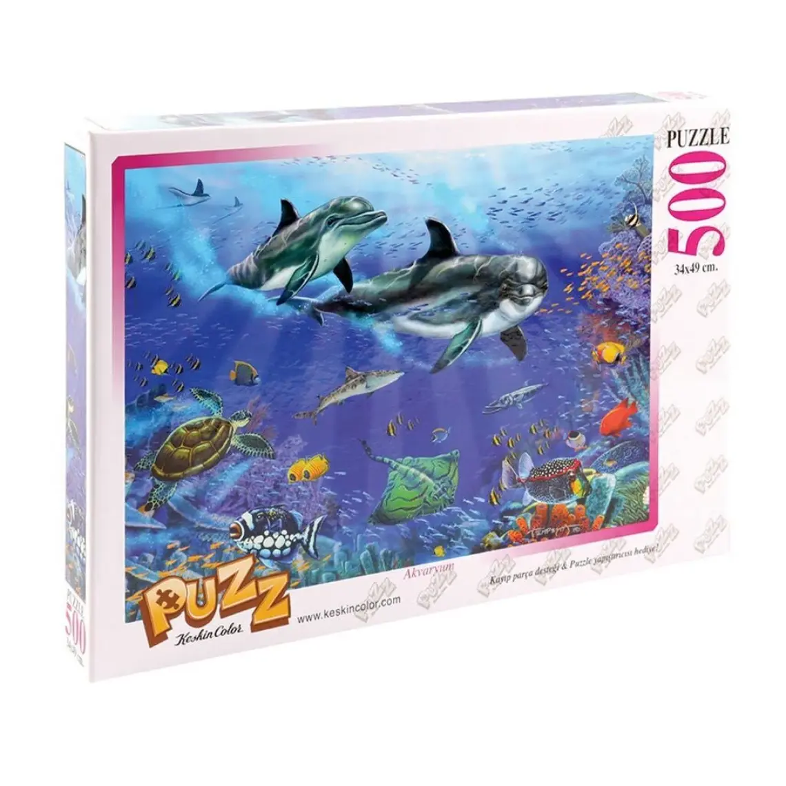 Puzz Puzzle Akvaryum (500 Parça)