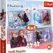 Trefl Puzzle Frozen 2 Journey Into The Unknown 4 In 1 Puzzle (35+48+54+70 Parça)