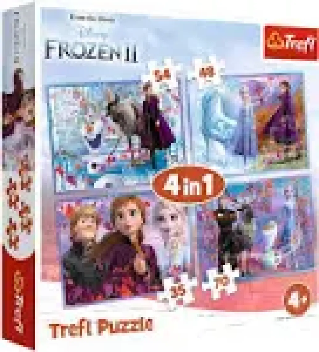 Trefl Puzzle Frozen 2 Journey Into The Unknown 4 In 1 Puzzle (35+48+54+70 Parça)