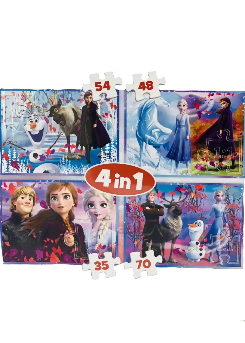 Trefl Puzzle Frozen 2 Journey Into The Unknown 4 In 1 Puzzle (35+48+54+70 Parça)