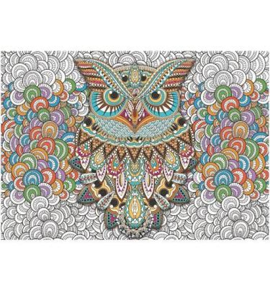 Keskin Color 1000 Parça Puzzle Mandala Baykuş 260392