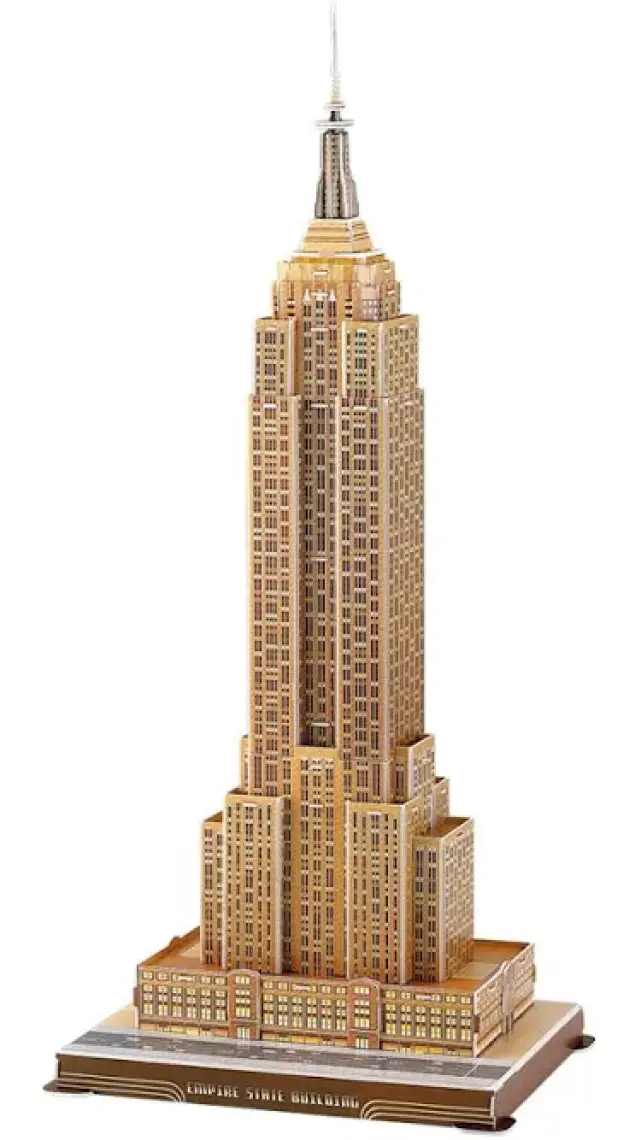 Cubic Fun Puzzle Empire State Binası (3 Boyutlu)