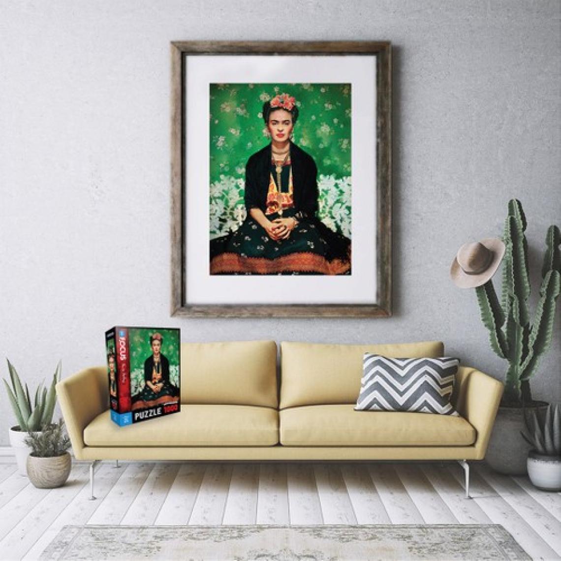 Blue Focus 1000 Parça Puzzle - Frida Kahlo