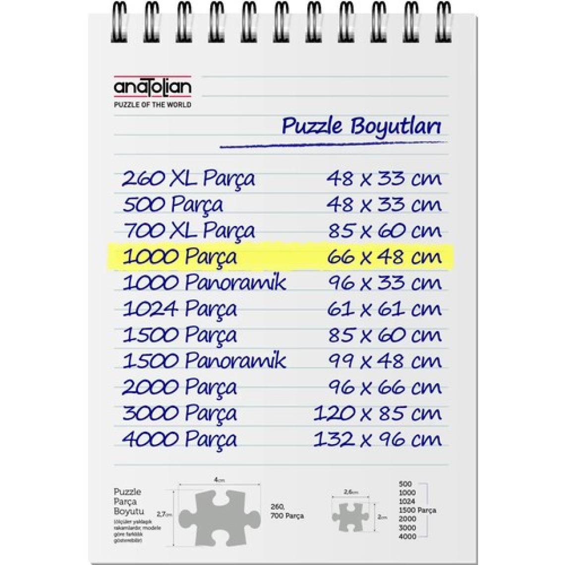 Anatolian 1000 Parçalık Puzzle - Pink Tree 1037
