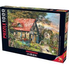 Anatolian 1000 Parçalık Puzzle / Kulübe - Kod 1032